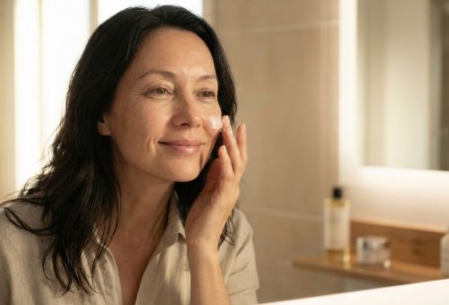 Woman Applying Skincare Cream (1)
